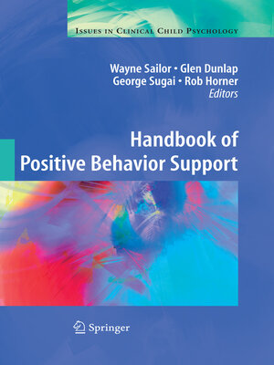 cover image of Handbook of Positive Behavior Support
